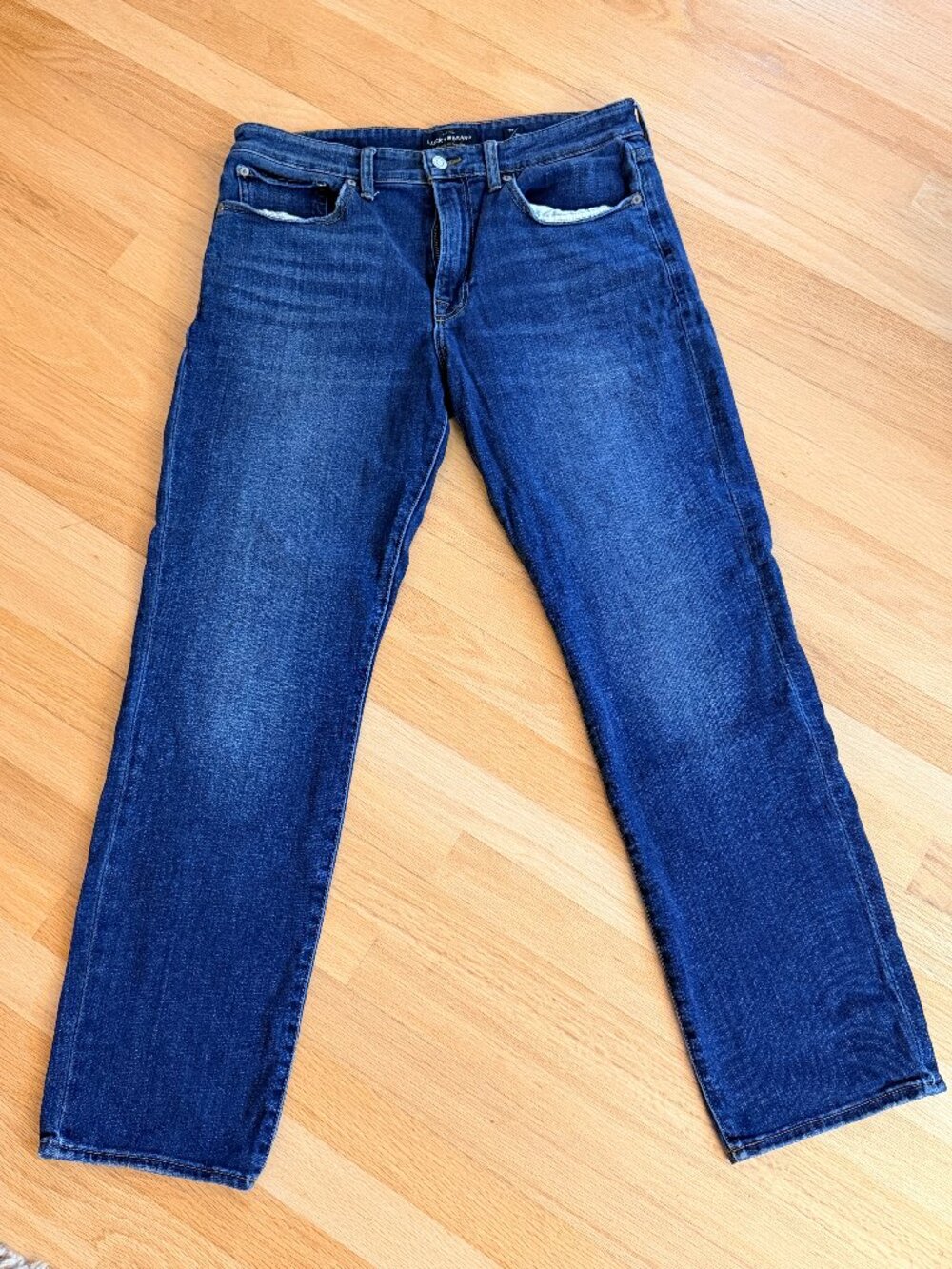 Lucky Brand 121 Slim Jeans Men’s 33x32 Dark Wash Blue Denim